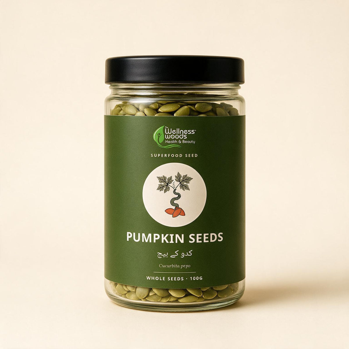 Pumpkin Seeds — Whole Seeds (100g)