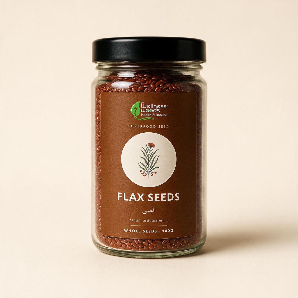 Flax Seeds — Whole Seeds (100g)